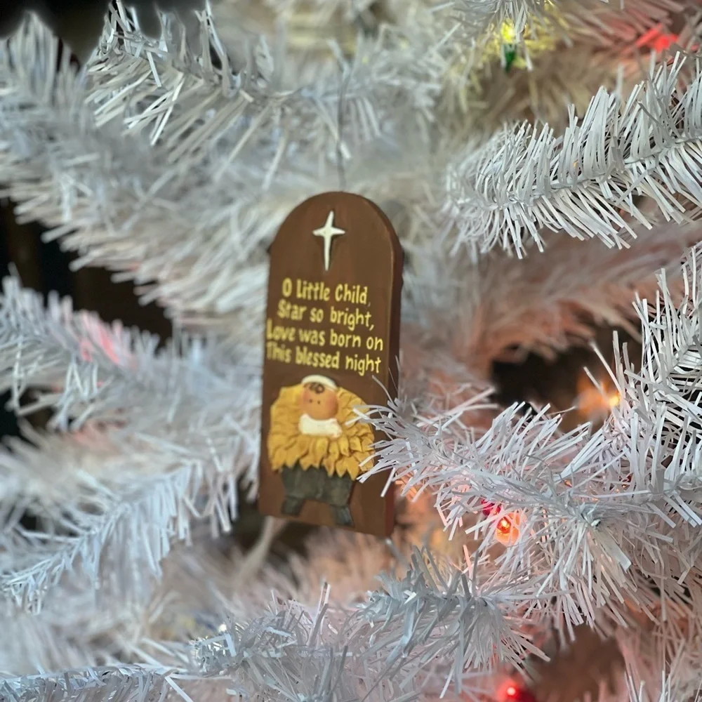 Vintage 1970’s Nativity Christmas Ornament